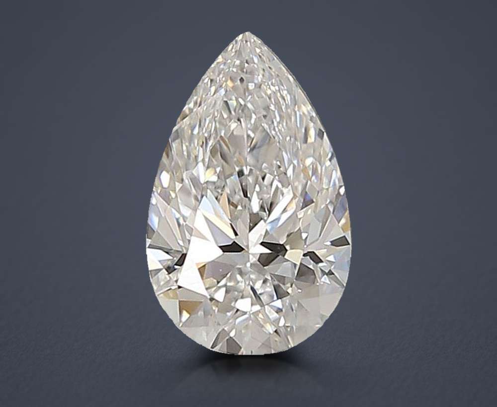 1.35 Carat Pear Lab Diamond