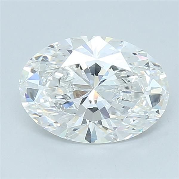 2.51ct E VVS2 Rare Carat Ideal Cut Oval Lab Grown Diamond