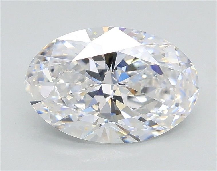 1.51ct D VS2 Rare Carat Ideal Cut Oval Lab Grown Diamond
