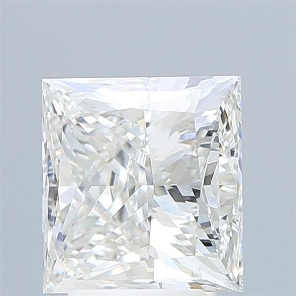 4.20ct G VVS2 Rare Carat Ideal Cut Princess Lab Grown Diamond