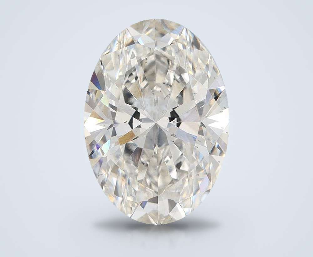 6.13 Carat Oval Lab Diamond