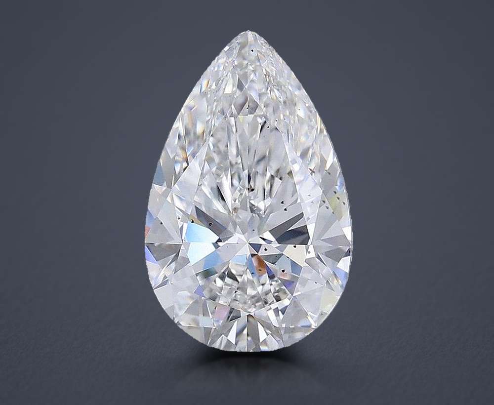 2.86 Carat Pear Lab Diamond