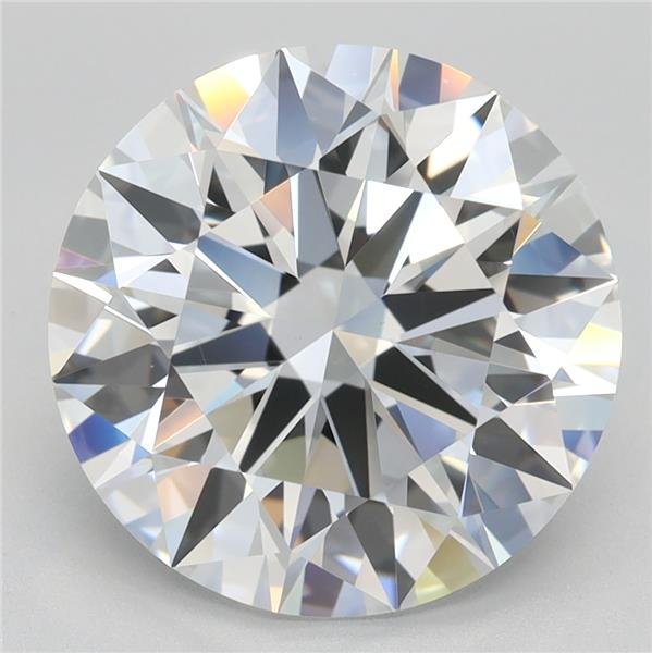 4.69ct D VS2 Rare Carat Ideal Cut Round Lab Grown Diamond