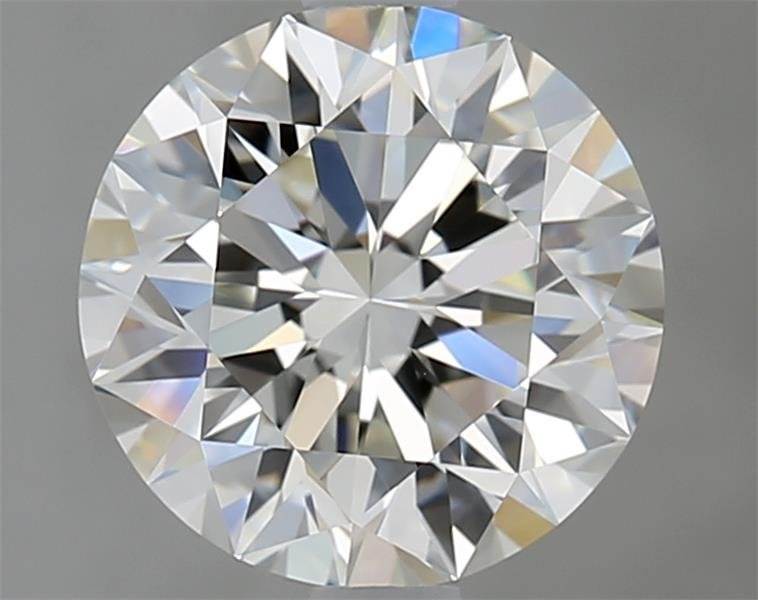 2.07ct J IF Rare Carat Ideal Cut Round Diamond