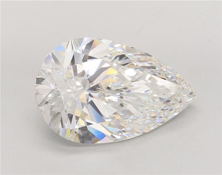 21.19ct E VS1 Rare Carat Ideal Cut Pear Lab Grown Diamond