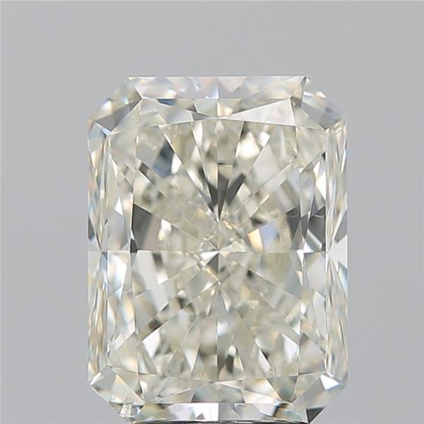 3.21ct K SI2 Rare Carat Ideal Cut Radiant Diamond