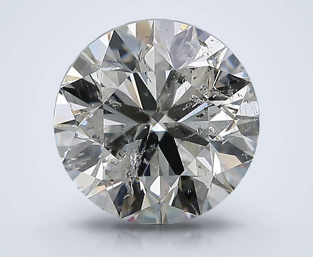3.50 Carat Round Natural Diamond