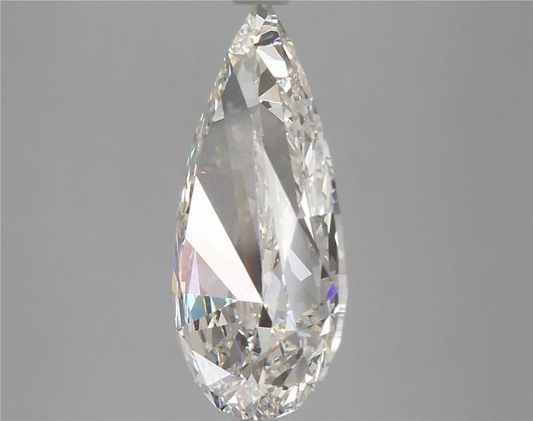 5.04ct H VS2 Rare Carat Ideal Cut Pear Lab Grown Diamond