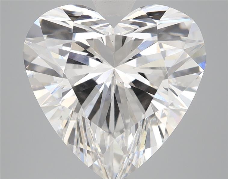 5.06ct E VS2 Rare Carat Ideal Cut Heart Lab Grown Diamond
