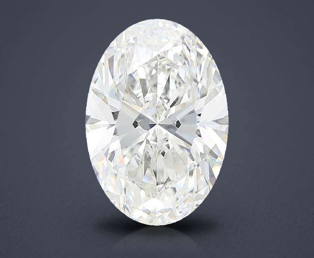 6.30 Carat Oval Lab Diamond