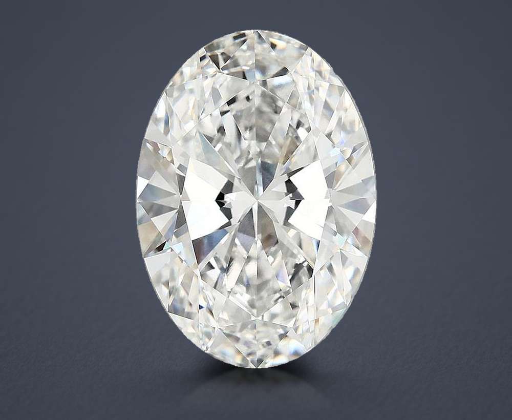 9.82 Carat Oval Lab Diamond