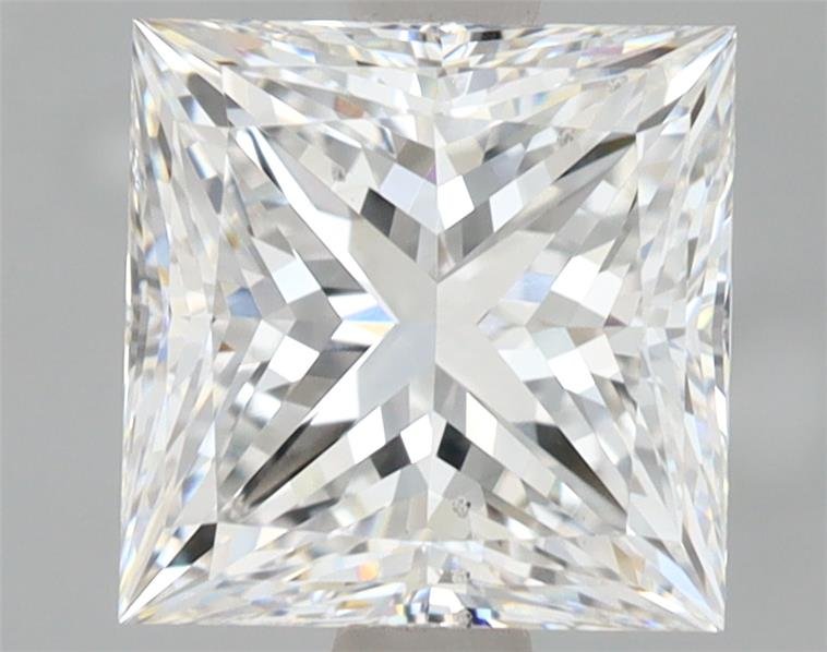 0.87ct E VVS2 Very Good Cut Princess Lab Grown Diamond