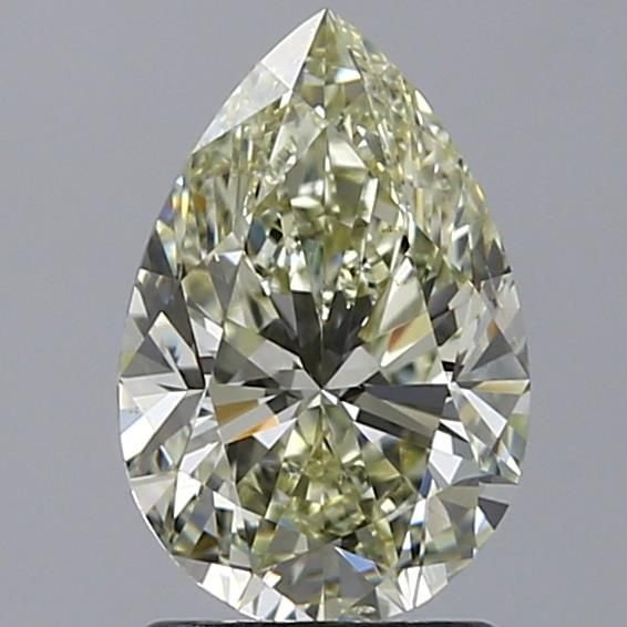 1.71ct K SI1 Rare Carat Ideal Cut Pear Diamond