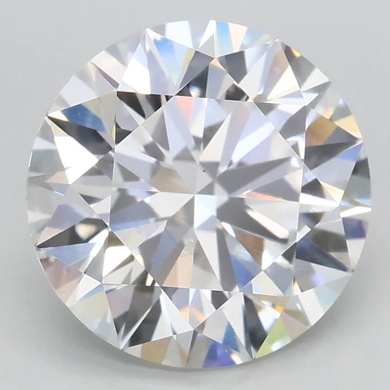3.05ct E VS1 Rare Carat Ideal Cut Round Lab Grown Diamond