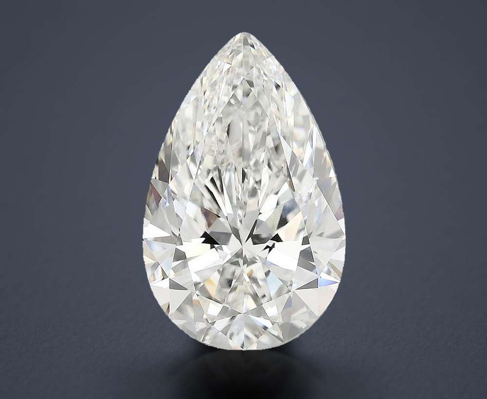 7.50 Carat Pear Lab Diamond