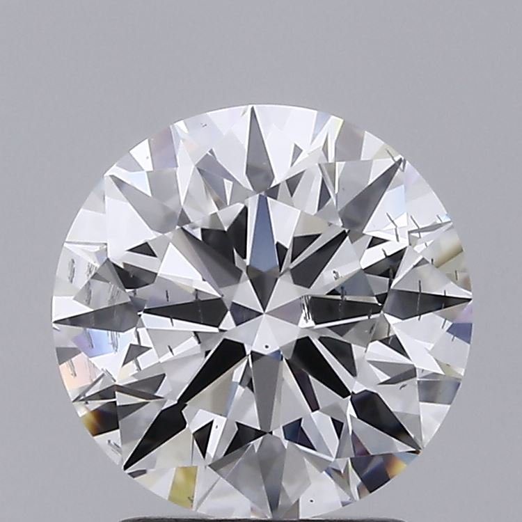 2.01ct E SI2 Rare Carat Ideal Cut Round Lab Grown Diamond