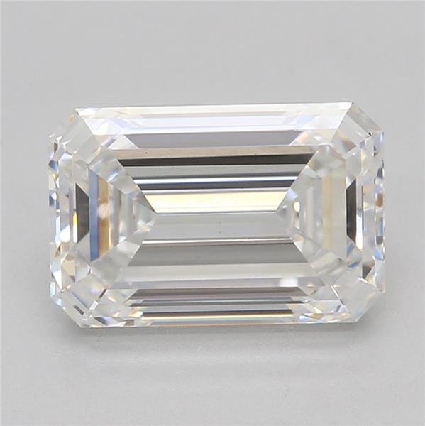 1.48ct F VS1 Rare Carat Ideal Cut Emerald Lab Grown Diamond