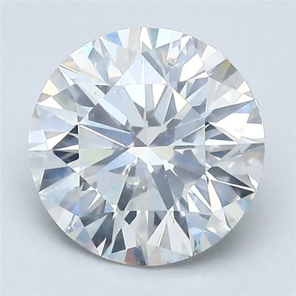 2.07ct I SI2 Rare Carat Ideal Cut Round Diamond