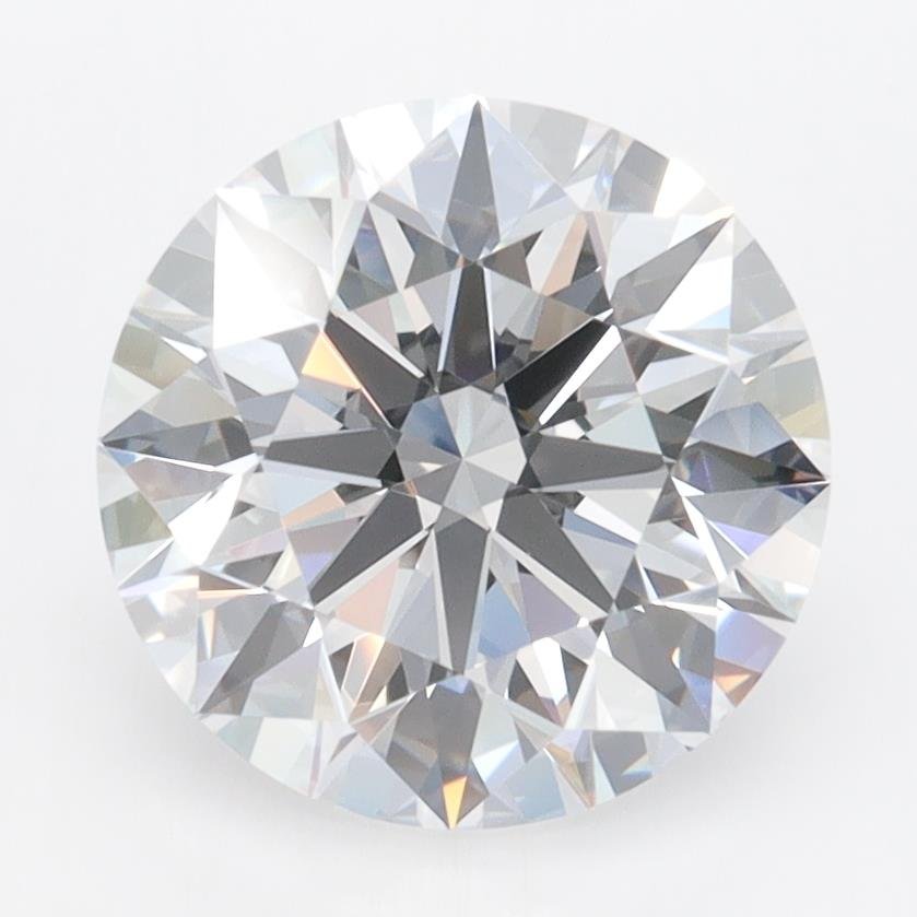 3.04ct D VVS1 Rare Carat Ideal Cut Round Lab Grown Diamond