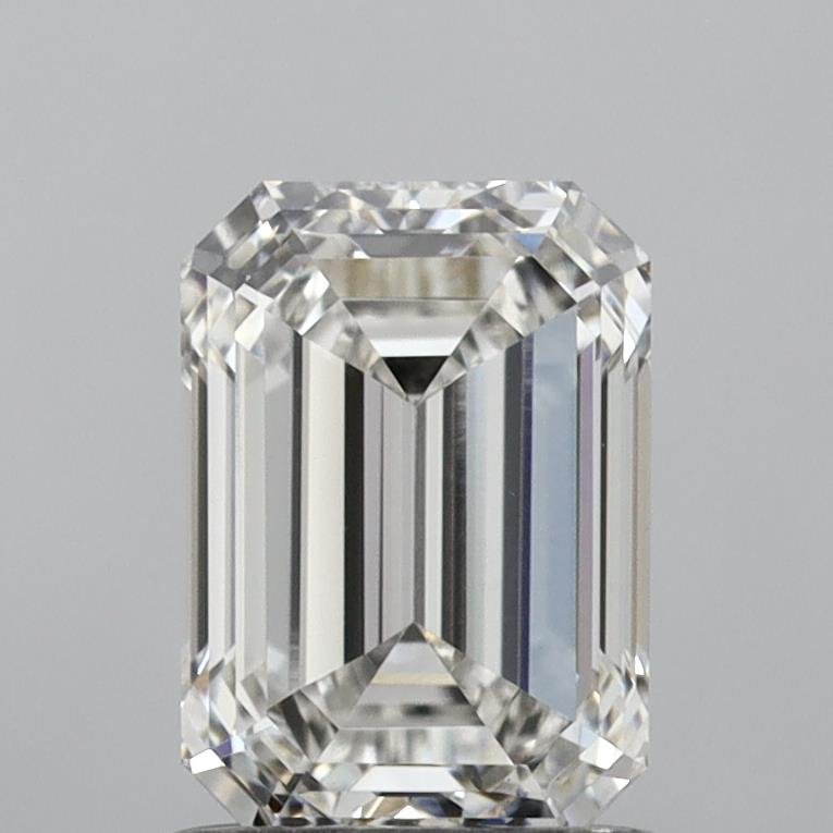 1.15ct H VS1 Excellent Cut Emerald Lab Grown Diamond