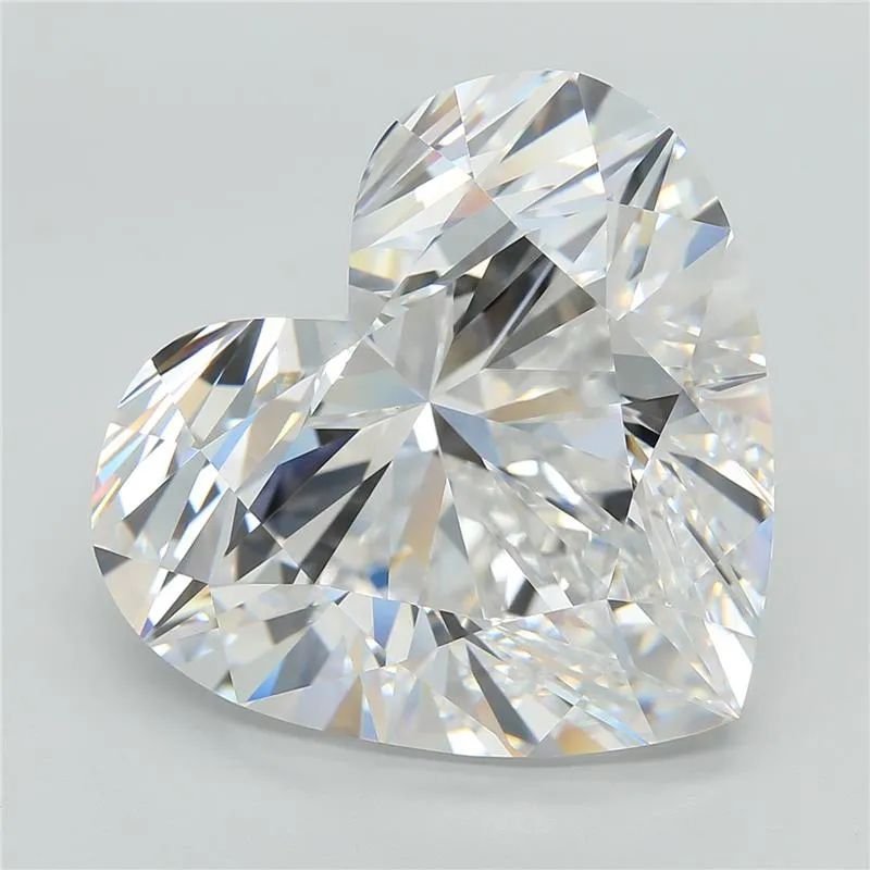 30.81ct D VVS2 Rare Carat Ideal Cut Heart Lab Grown Diamond