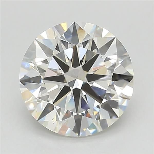 2.01ct F VS2 Excellent Cut Round Lab Grown Diamond