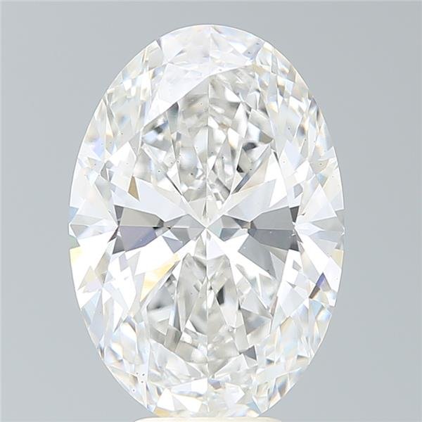 6.60 Carat Oval Lab Diamond