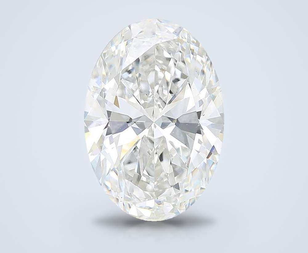 6.60 Carat Oval Lab Diamond
