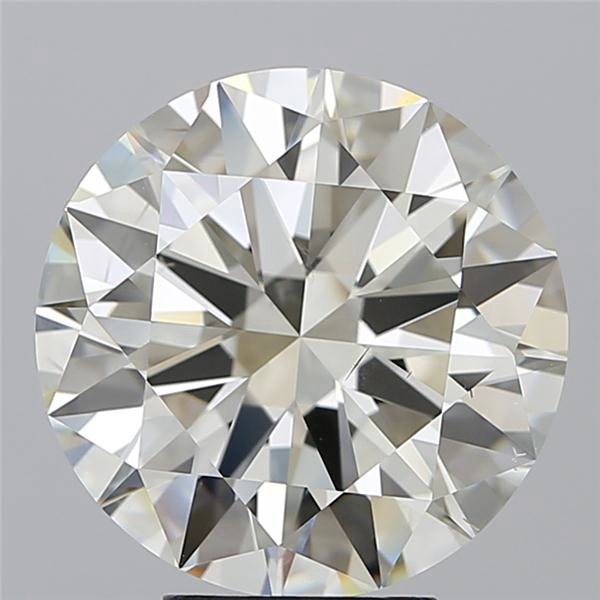 6.01ct J SI1 Rare Carat Ideal Cut Round Diamond