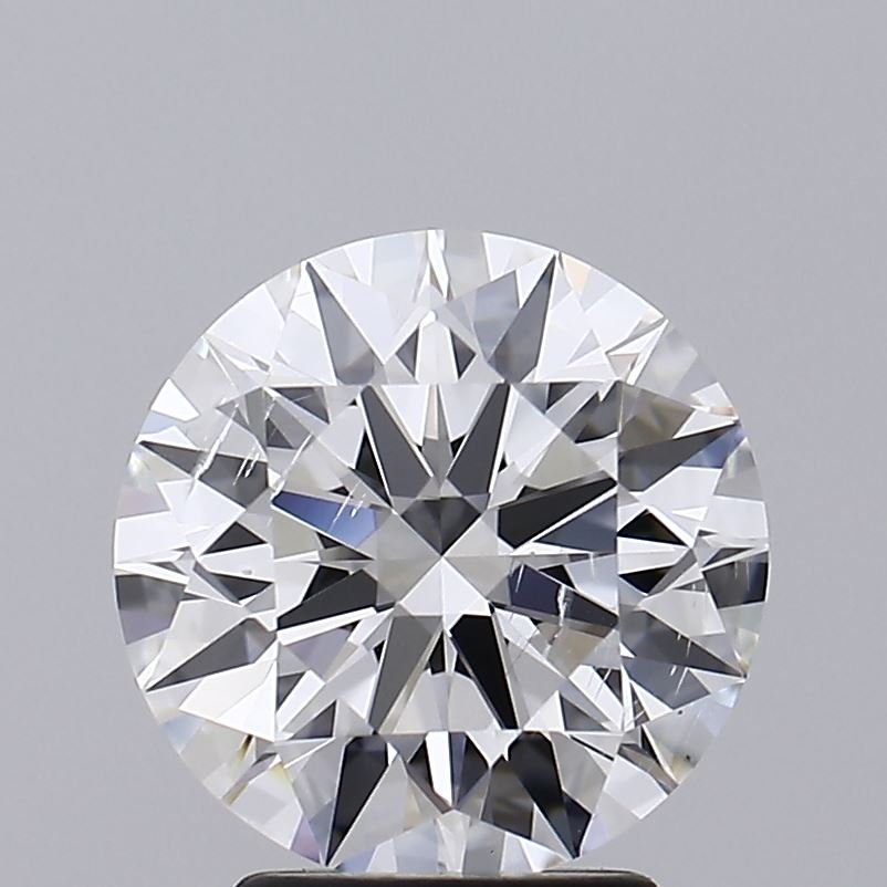 3.01ct E SI2 Rare Carat Ideal Cut Round Lab Grown Diamond