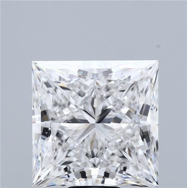 15.03ct E VVS2 Rare Carat Ideal Cut Princess Lab Grown Diamond