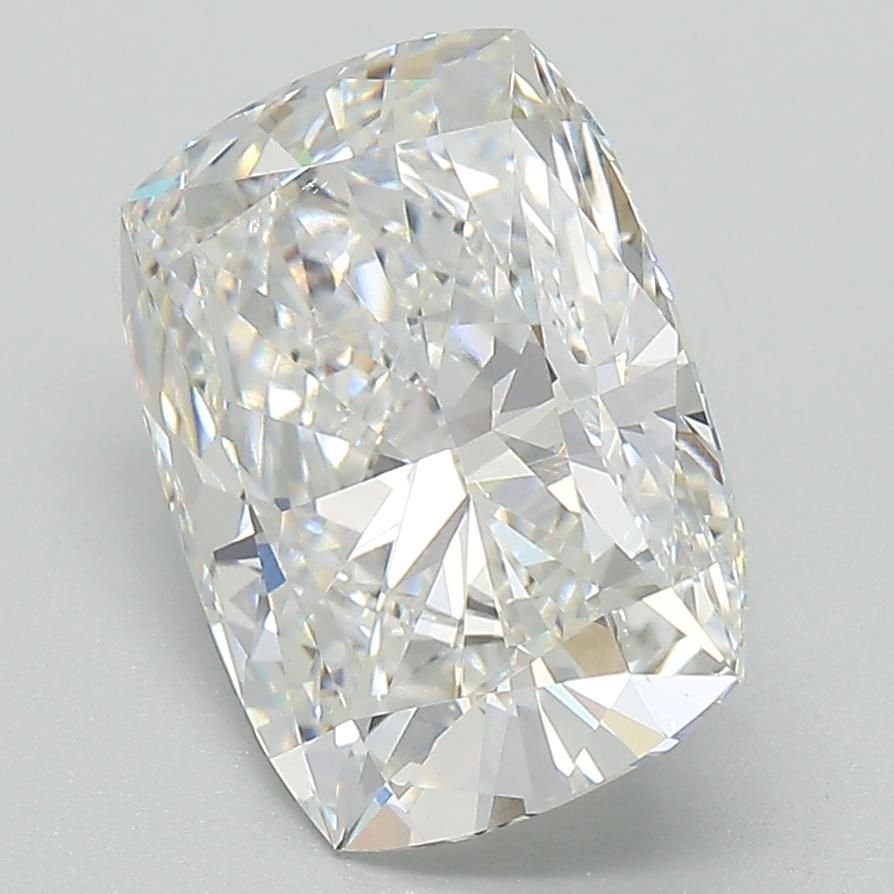 3.87ct F VVS2 Very Good Cut Cushion Lab Grown Diamond