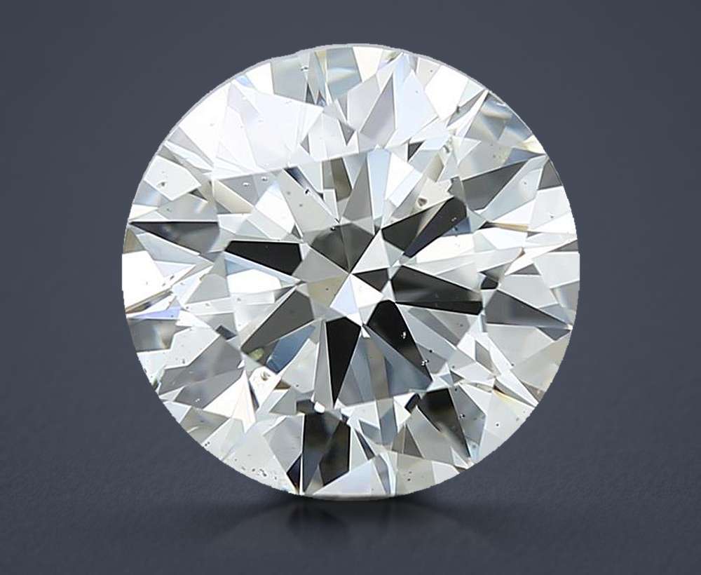 3.38 Carat Round Natural Diamond
