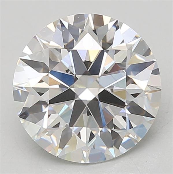 3.06ct E VS1 Rare Carat Ideal Cut Round Lab Grown Diamond