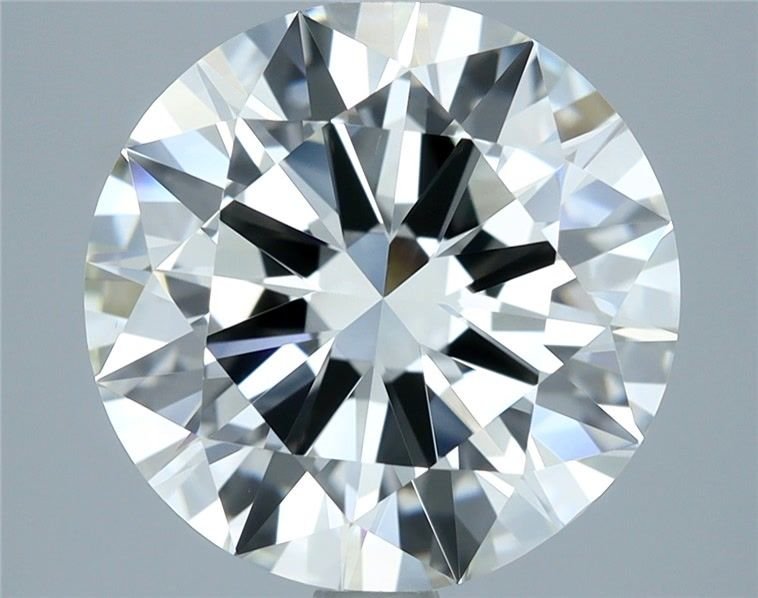 3.92ct J VVS2 Rare Carat Ideal Cut Round Diamond
