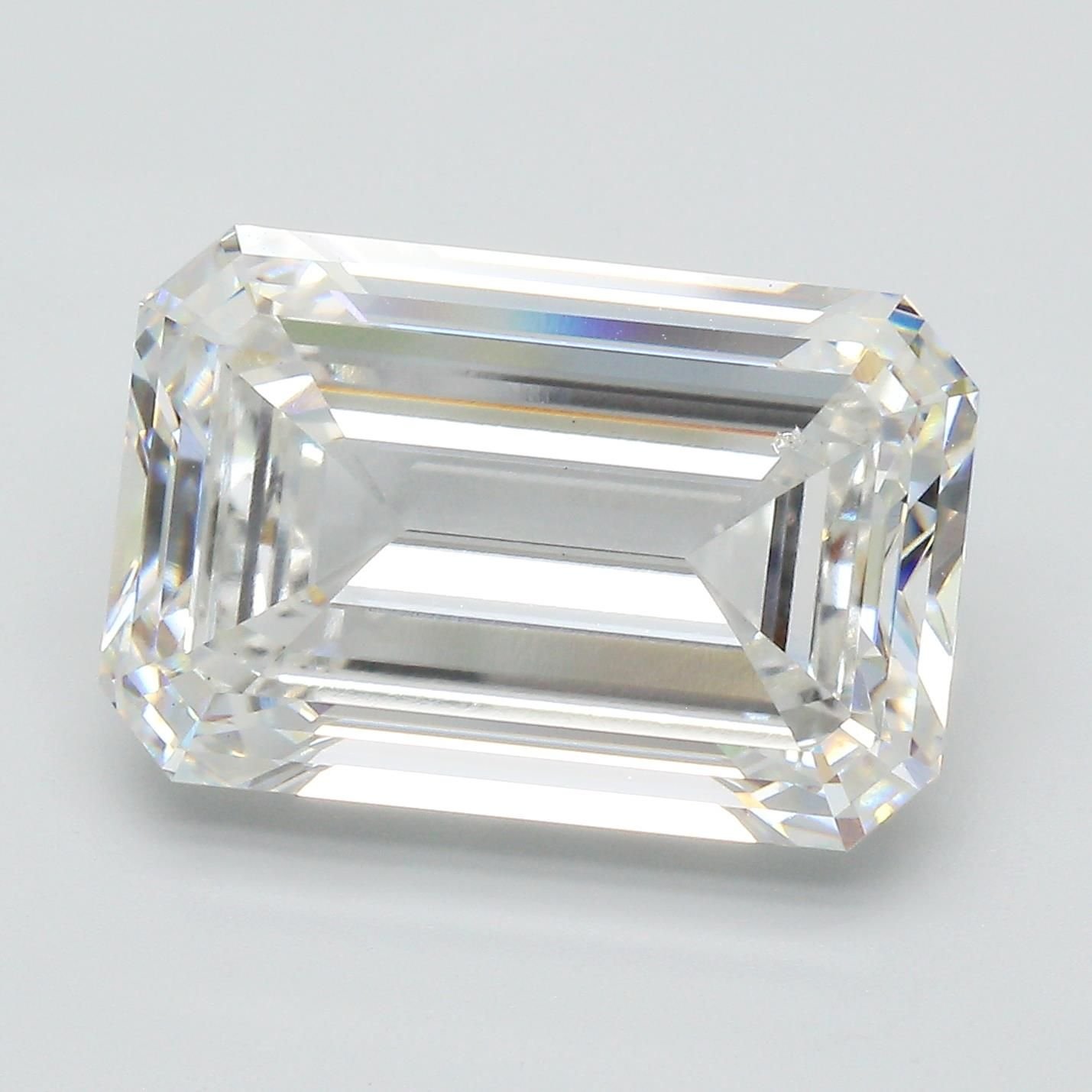 11.29ct F VS1 Rare Carat Ideal Cut Emerald Lab Grown Diamond