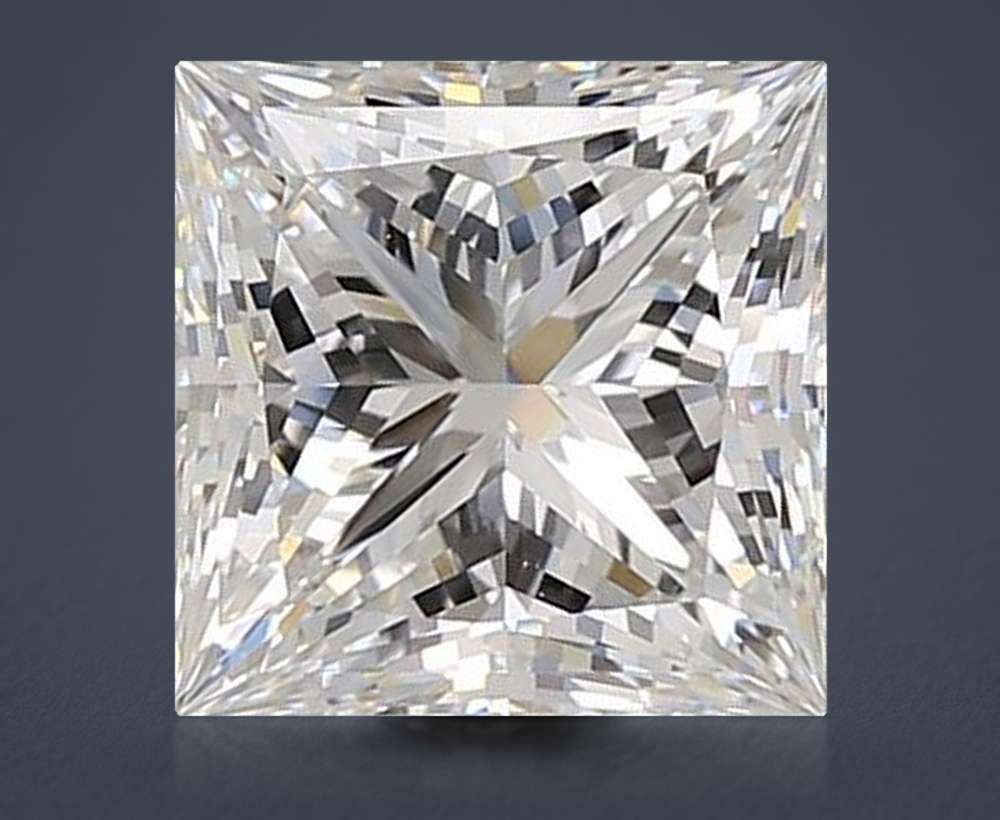 2.82 Carat Princess Lab Diamond