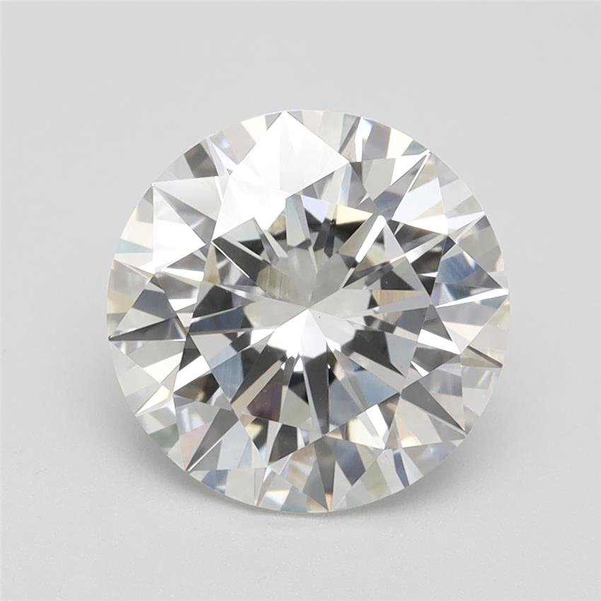 3.03ct G VVS2 Excellent Cut Round Lab Grown Diamond