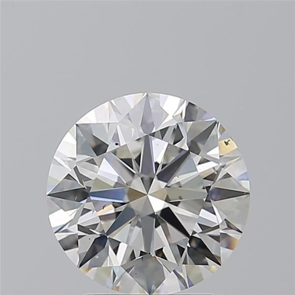 3.01ct G SI1 Rare Carat Ideal Cut Round Diamond