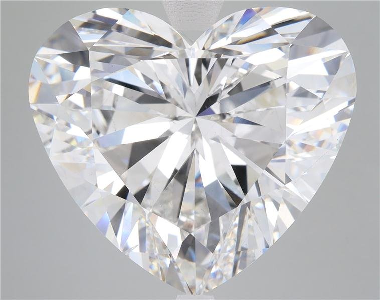 17.58ct F VS2 Rare Carat Ideal Cut Heart Lab Grown Diamond