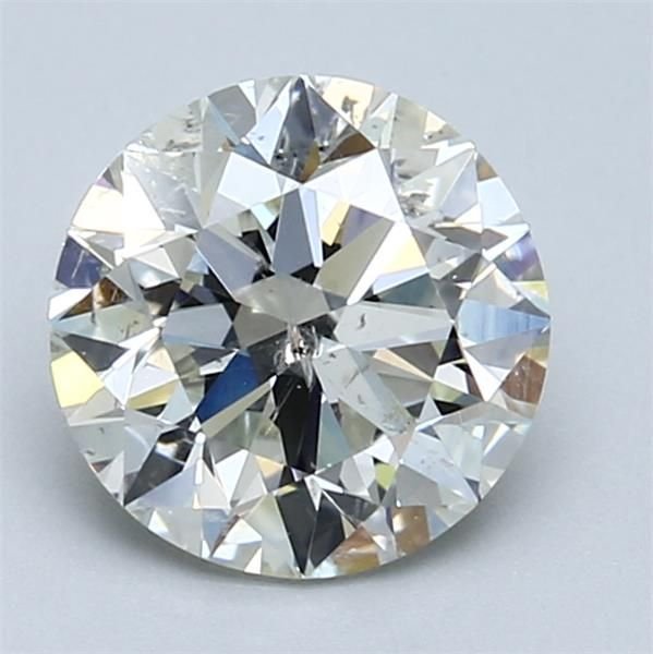 1.70ct K SI2 Rare Carat Ideal Cut Round Diamond