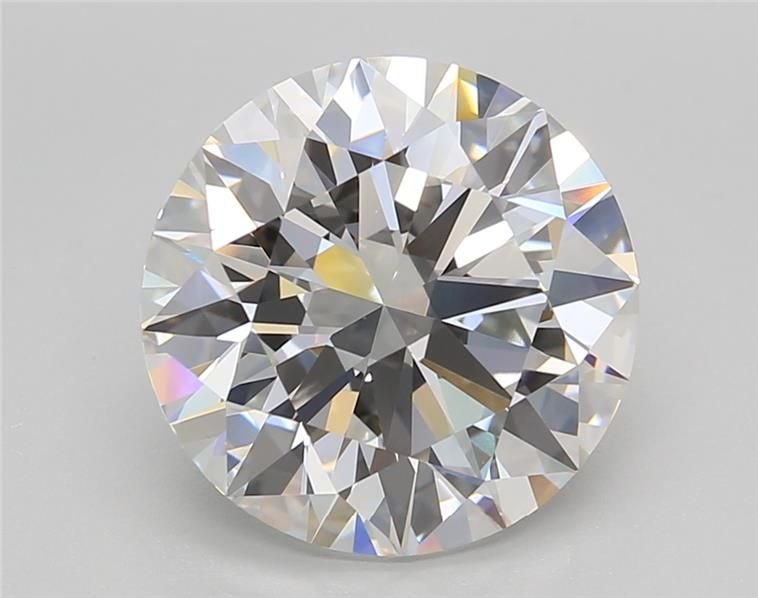 4.89ct F VVS2 Rare Carat Ideal Cut Round Lab Grown Diamond