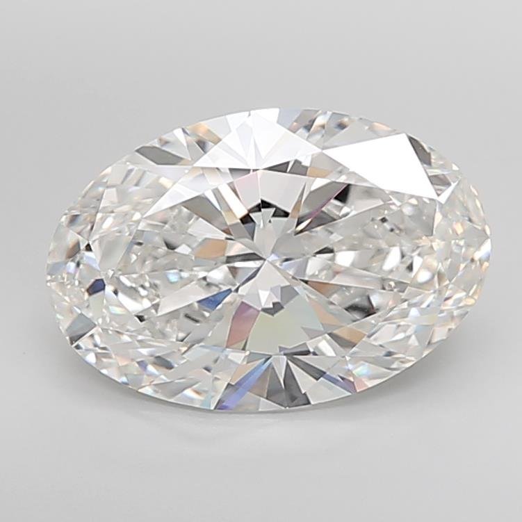 10.08ct F VVS2 Rare Carat Ideal Cut Oval Lab Grown Diamond