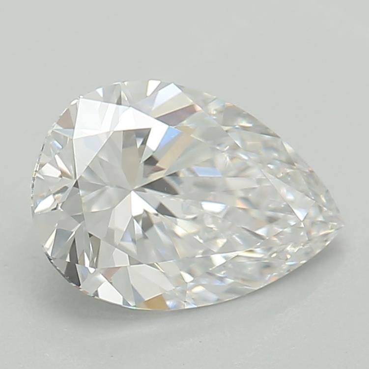 0.66ct D VS1 Rare Carat Ideal Cut Pear Lab Grown Diamond