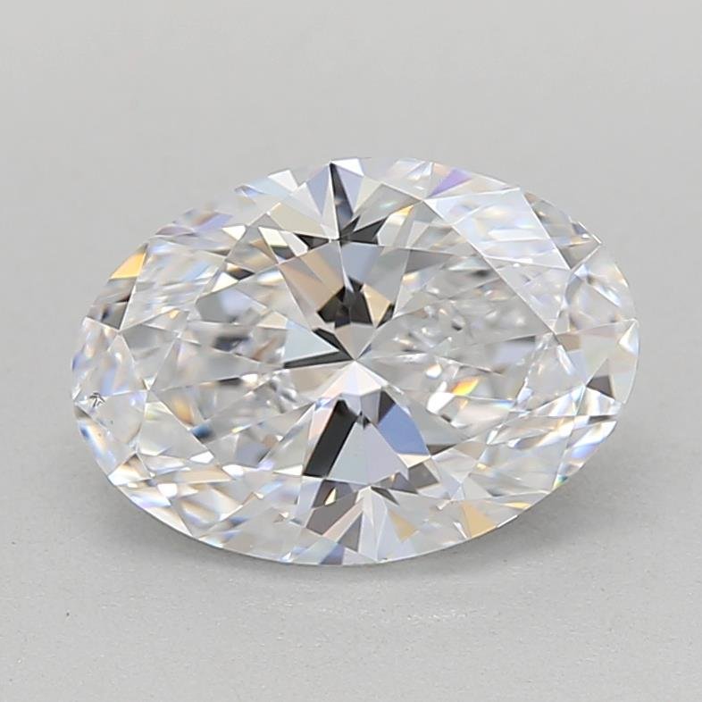 0.97ct D VS1 Rare Carat Ideal Cut Oval Lab Grown Diamond