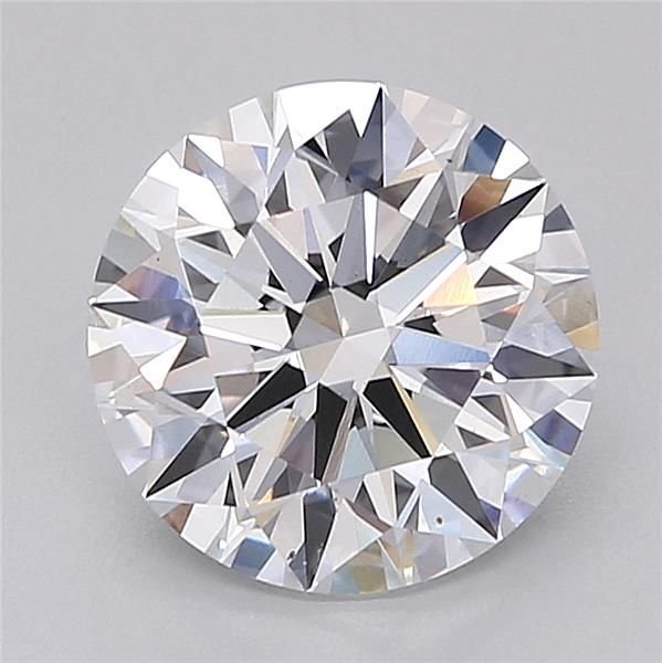 3.06ct E VS1 Rare Carat Ideal Cut Round Lab Grown Diamond