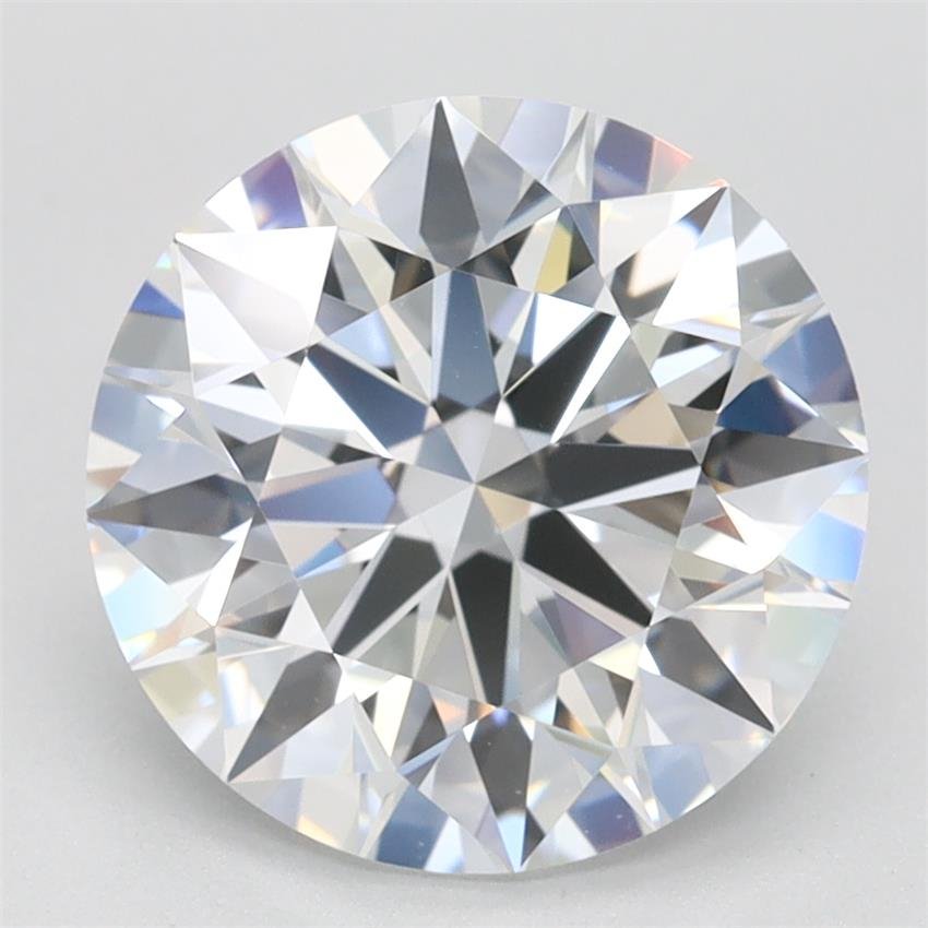 2.71ct D FL Ideal Cut Round Lab Grown Diamond