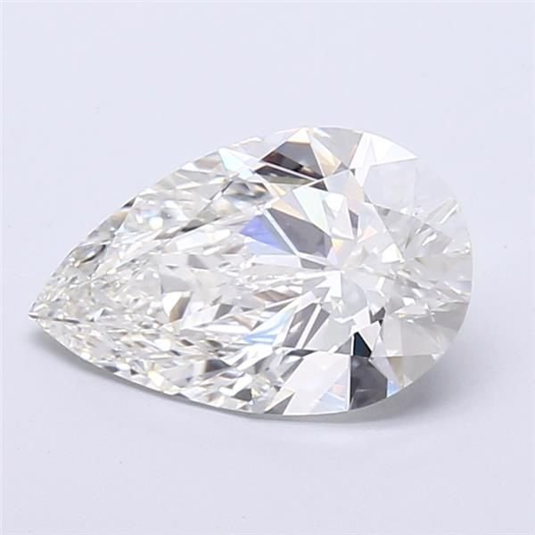 4.04ct H VVS2 Rare Carat Ideal Cut Pear Lab Grown Diamond