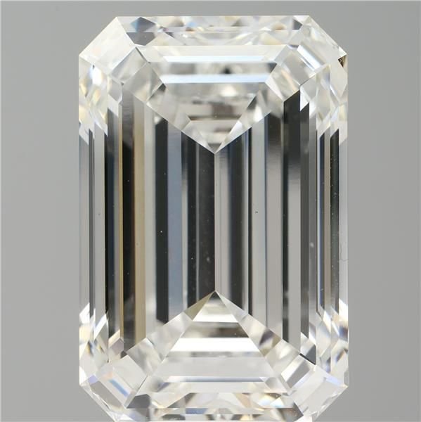 16.10ct F VS1 Rare Carat Ideal Cut Emerald Lab Grown Diamond