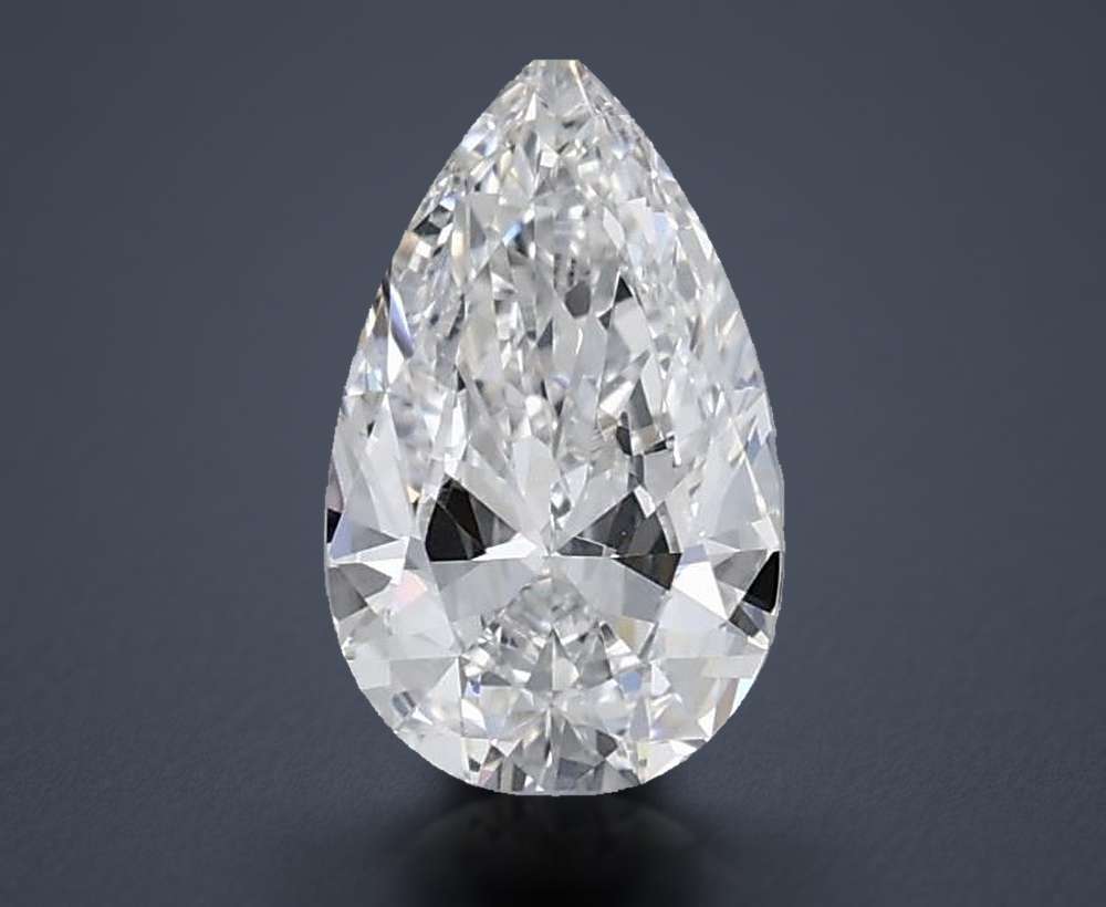 0.68 Carat Pear Lab Diamond